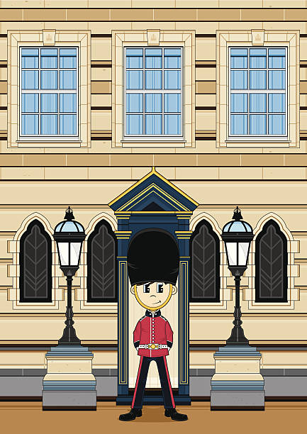 Best Buckingham Palace Illustrations, Royalty-Free Vector Graphics