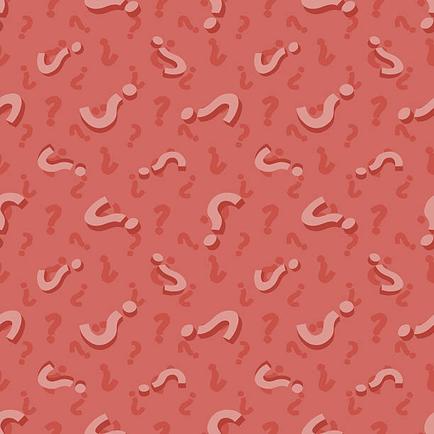 Question mark seamless pattern Question mark seamless pattern. The layout is fully editable interview background stock illustrations