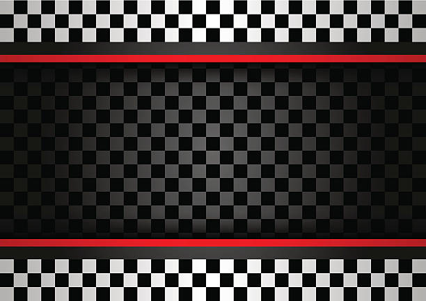 Racing horizontal backdrop Racing horizontal backdrop.  race flag stock illustrations