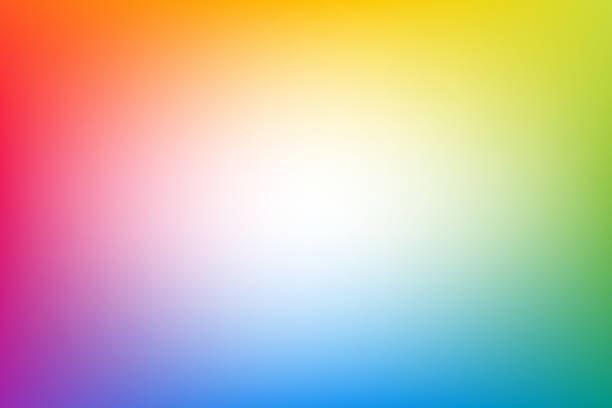 regenbogen abstrakte vektor hintergrund unscharf - farbiger hintergrund stock-grafiken, -clipart, -cartoons und -symbole