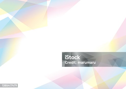 istock Rainbow color background like crystal 1385417479