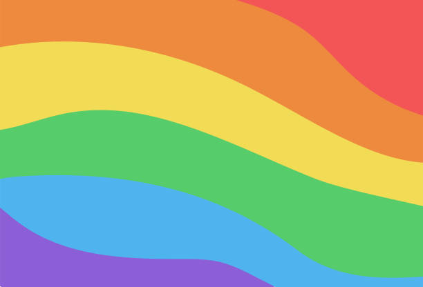 rainbow colorful background. pride month. lgbtq pride flag. vector illustration - europride 幅插畫檔、美工圖案、卡通及圖標