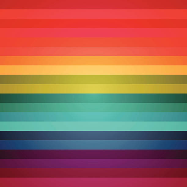 rainbow colorful stripes abstract background - 彩色影像 幅插畫檔、美工圖案、卡通及圖標