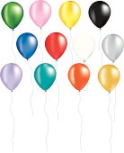 Different colors of balloons - for any holiday