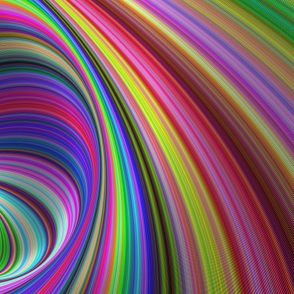 Rainbow Vortex Colorful Fractal Background Stock Illustration ...