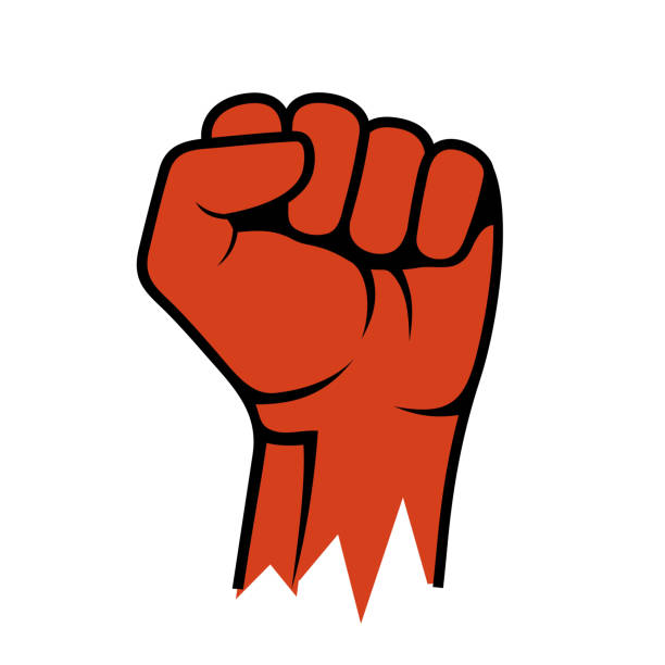 raised-fist-icon-hand-protest-strike-fight-vector-vector-id509032360