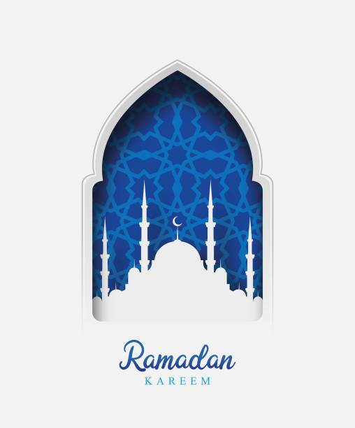 Ramadan Kareem Ramadan Kareem mosque stock illustrations