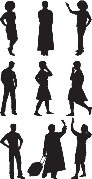 Random people acting casualhttp://www.twodozendesign.info/i/1.png vector