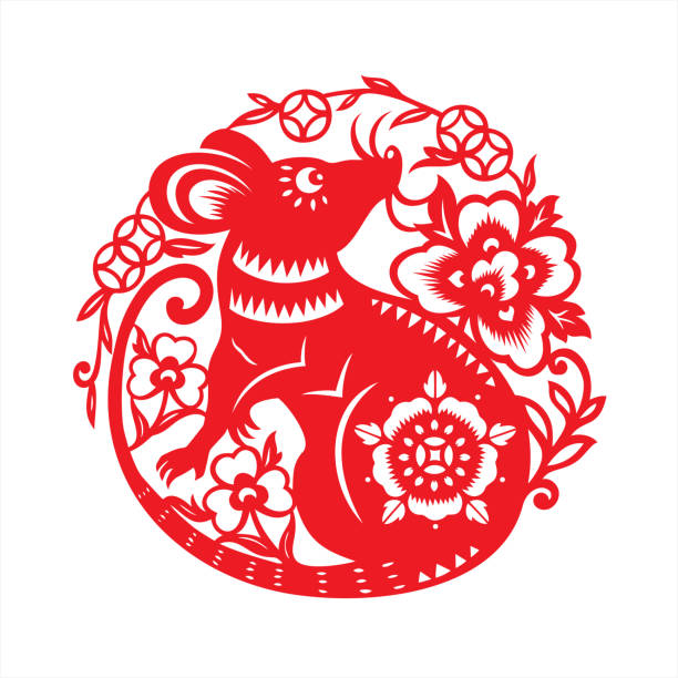 Rat Papercut, rat paper-cut, Year of the rat, 2020, happy new year, lunar new year, chinese new year