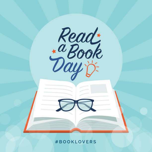 ilustrações de stock, clip art, desenhos animados e ícones de read a book day - reading book