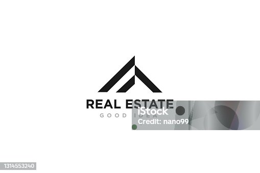 istock Real Estate Logo Icon Design Vector 1314553240