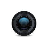 istock Realistic Detailed 3d Camera Lens. Vector 956397690