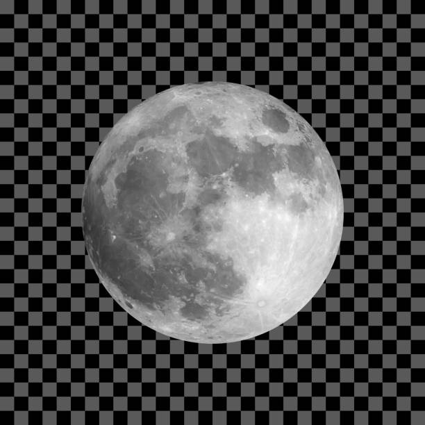 ilustrações de stock, clip art, desenhos animados e ícones de realistic full moon - supermoon