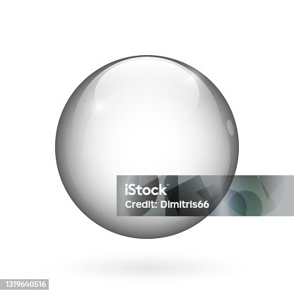 istock Realistic glossy ball 1319640516