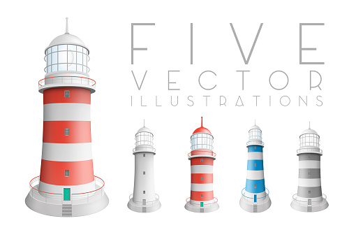 リアルな灯台イラスト 3dのベクターアート素材や画像を多数ご用意 Istock