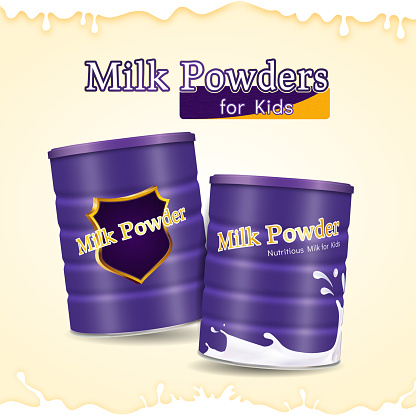 Realistic Milk Powders for Kids