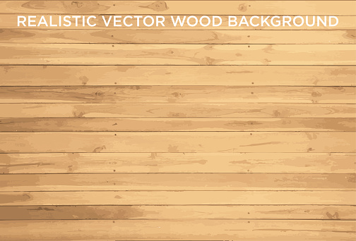 Realistic vector wooden background (1 of 10) in different wooden plank and board textures, redwood, oak, pine, maple, ash, beech, birch, and particle board in 10 piece collection