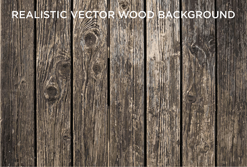 Realistic vector wooden background (9 of 10) in different wooden plank and board textures, redwood, oak, pine, maple, ash, beech, birch, and particle board in 10 piece collection
