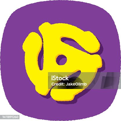 istock Record Adapter Doodle 4 1411891260