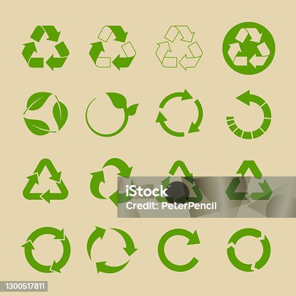 istock Recycle and Ecology Icons. Reuse and Refuse Concept. Recycling Package Marks. Vector Illustration 1300517811