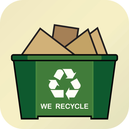 Recycling Bin-cardboard
