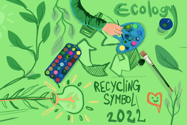 Recycling is what we want for our future vector art illustration