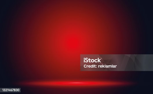 istock Red abstract background, Abstract luxury Red background Valentine layout design, studio, room, web template, business report with smooth circle gradient color. 1321467830