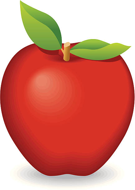 Red Apple Cartoon Illustrations, Royalty-Free Vector ...
