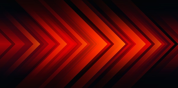 Red Arrow Head Abstract Background