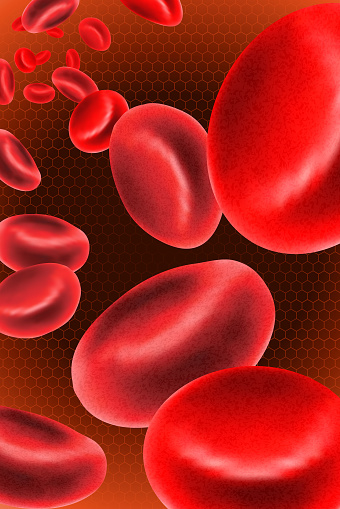 Red blood cells medical Background