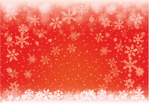 赤のクリスマス イラスト背景 雪雪の結晶パターン お祝いのベクターアート素材や画像を多数ご用意 Istock