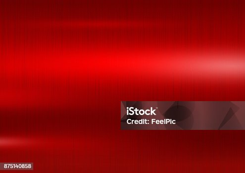 istock Red metal texture background vector illustration 875140858