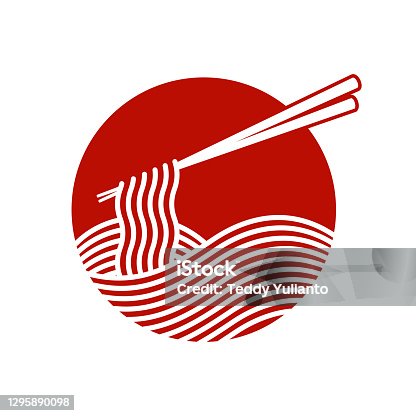 istock Red Noodle logo 1295890098