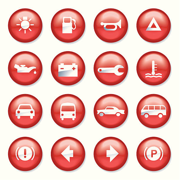 Red Plastic Car Buttons http://dl.dropbox.com/u/38654718/istockphoto/Media/download.gif petrol bowser icon stock illustrations