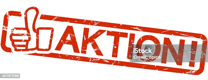 istock red stamp AKTION! 647611588
