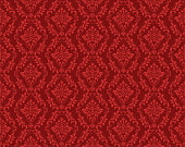 istock Red Victorian Damask Luxury Decorative Fabric Pattern 1343778073