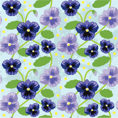Repeating pansy tile