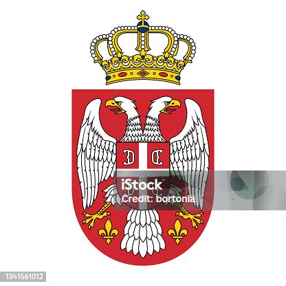 istock Republic of Serbia Double Headed Eagle 1341561012