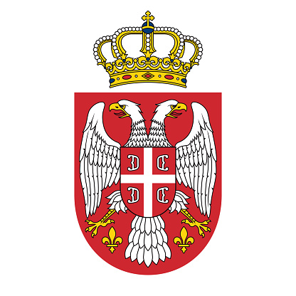 Republic of Serbia Double Headed Eagle