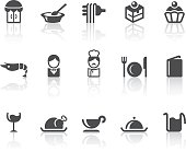 Restaurant features related vector icons for your design and application.
