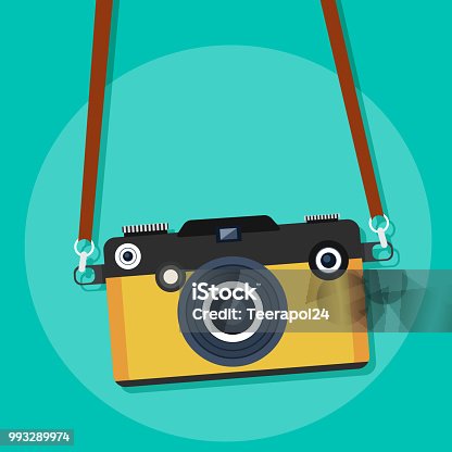 istock Restro camera. Vector illustration. 993289974