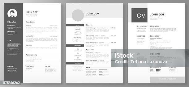 Free Resume Template Cv Psd And Vectors Ai Svg Eps Or Psd