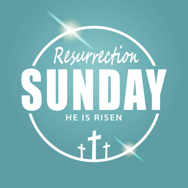 Resurrection Sunday  easter sunday stock illustrations