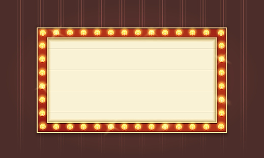 Retro Lightbox Template With Red Border and Straight Corners