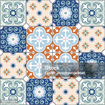 istock retro peranakan style tiles 1180035604