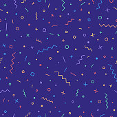 Retro seamless abstract background pattern.