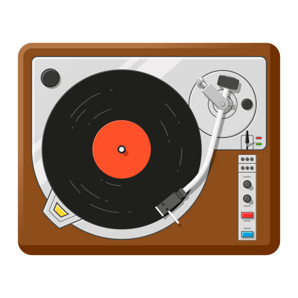 Turntables Overhead Illustrations, Royalty-Free Vector Graphics & Clip ...