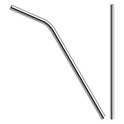 reusable steel drinking straw