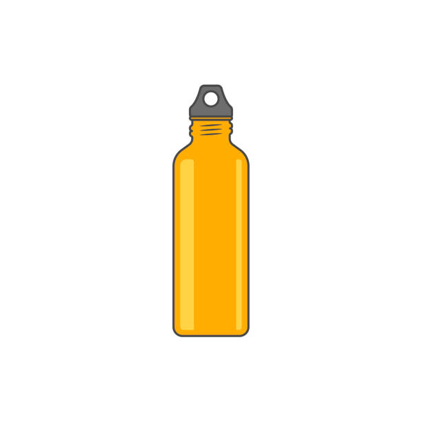 再利用可能な水のボトルのベクトル図 - ペットボトル点のイラスト素材／クリップアート素材／マンガ素材／アイコン素材