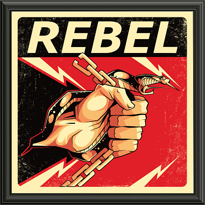 Rebel design in vector. eps8